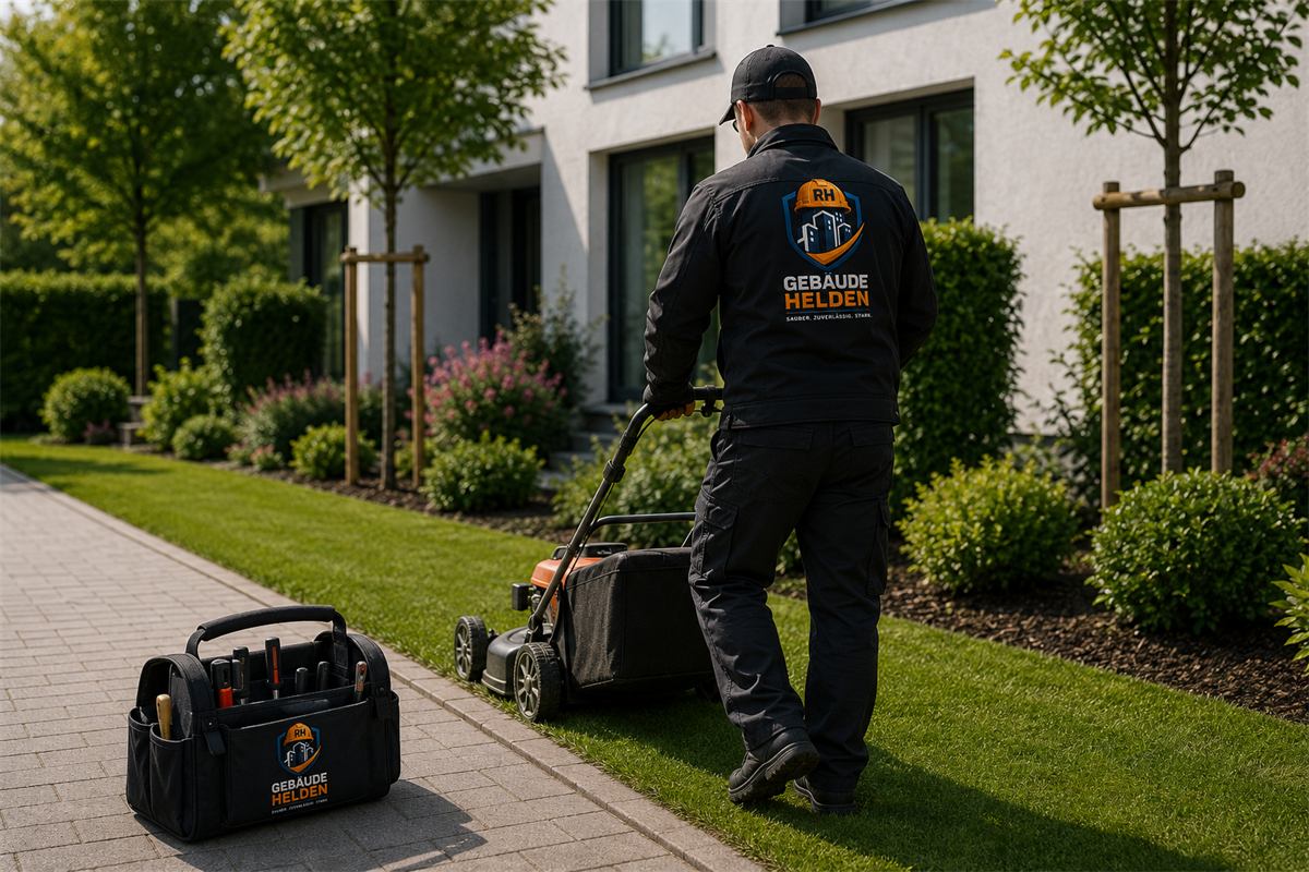 Hausmeisterservice – Pflege der Außenanlagen einer Immobilie